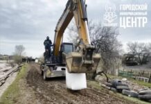 В Хасавюрте укрепляют берега реки Ярык-су