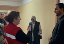 ЦУГ Махачкалы и Красный Крест обеспечили гуманитарной помощью пункт временного размещения «Каспий»