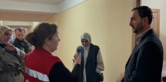 ЦУГ Махачкалы и Красный Крест обеспечили гуманитарной помощью пункт временного размещения «Каспий»