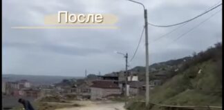 В поселке Тарки восстановлен участок дороги после сильных осадков