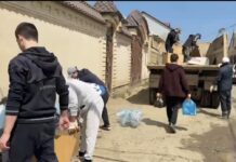 Мэрия Махачкалы совместно с депутатами горсобрания провели субботник