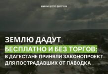 Пострадавшим от паводка в Дагестане бесплатно выделят землю
