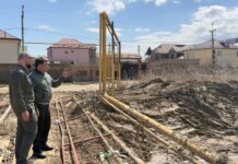 Джамбулат Салавов проинспектировал подтопленные территории в Махачкале