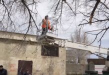 Гаджимурад Муртузалиев ознакомился с ходом работ по ликвидации последствий штормового ветра в Махачкале