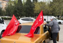 В Дагестане стартовал третий межрегиональный автопробег «Знамя Победы»