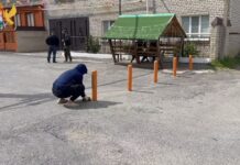 В Махачкале демонтировали незаконное ограждение, блокировавшее проезд по улице 9-й Магистральной