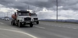 Буйнакск направил колонну водовозов с питьевой водой в Махачкалу