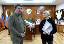 Джамбулат Салавов выразил благодарность Екатерине Гордон и фонду за помощь пострадавшим от стихии в Дагестане