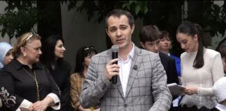 Магомед Амирханов поздравил выпускников гимназии № 13 с окончанием школы