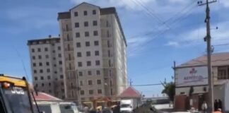 На улице Каммаева в Махачкале готовят основание под асфальт