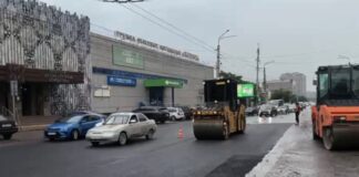 В Махачкале обновили покрытие проспекта Петра I