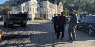 В Махачкале начали укладку асфальта на кольце улиц Ярагского и Генерала Омарова