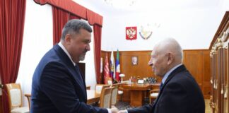 Федор Щукин встретился с первым президентом Дагестана Муху Алиевым