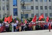 В Махачкале состоялся масштабный Парад наследников Победы