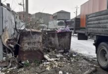 В махачкалинском поселке Семендер обустроили новую контейнерную площадку