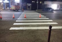 В Махачкале обновили пешеходную разметку на ключевых улицах и перекрестках