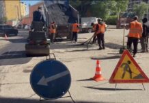 Масштабные дорожные работы продолжаются в Махачкале