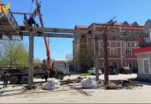 В Махачкале снесли незаконную заправку на улице Каммаева