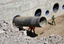 Строительство водовода «Чиркей—Махачкала—Каспийск» завершено на 87%