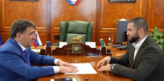 Джамбулат Салавов встретился с ветераном СВО и участником программы «Доблесть гор» Расимом Гаруновым
