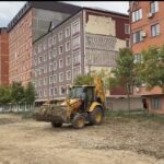 В Махачкал благоустраивают новый сквер на 5000 м²