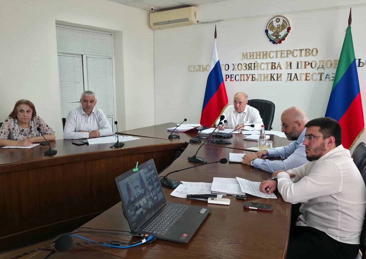 Представители администрации Махачкалы приняли участие в заседании оперативного штаба АПК Дагестана