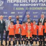Дагестанская команда «Пальмира» впервые в истории завоевала серебро первенства России по микрофутзалу